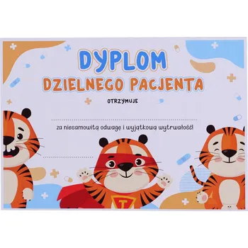 DIPLOM STATEČNÉHO PACIENTA - TYGR (A5)