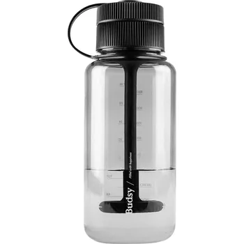 Dýmka Puffco Budsy Bottle je jedinečný přenosný bong! Vypadá jako obyčejná láhev na pití, ale má skutečnou vodní dýmku - s keramickou miskou, integrovaným náustkem a skrytým difuzérem s inline perkolátorem. Budsy se hodí kamkoli a můžete ji kdykoli použít, takž