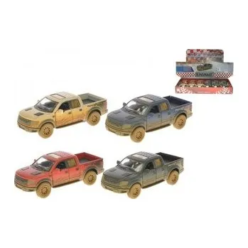 autíčko Auto Kinsmart Jeep Ford F-150 SVT Raptor kov 12cm na zpětný chod