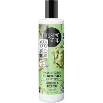 Šampon ORGANIC SHOP Hydratační šampon na suché vlasy Artyčok a brokolice 280 ml