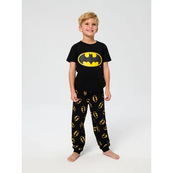 Chlapecké spodní prádlo Sinsay - Dvoudílné bavlněné pyžamo Batman - černá - 238EV-99X - 238EV-99X-128