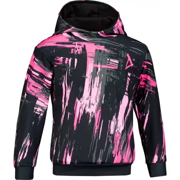 Chlapecká mikina Dětská funkční mikina premium ALTISPORT VOJ/ALK010MI01 ČERNÁ/SVĚTLE RŮŽOVÁ 134