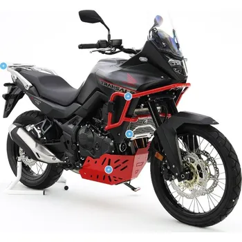 Rám pro motocykl Hliníkové padací rámy Crosspro pro Honda XL 750 Transalp černý