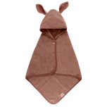 BIBS Kangaroo osuška s kapucí z BIO bavlny - Woodchuck