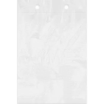 Jednorázové nádobí Sáčky ploché (PP) mikroperforované průhledné 18 x 25 cm v bloku [4000 ks] (92018)