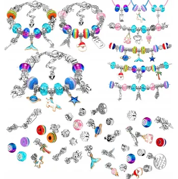 kreativní sada MEGA SADA XXL PRO VÝROBU NÁRAMKŮ A NÁHRDELNÍKŮ DÁREK PŘÍVĚSKY