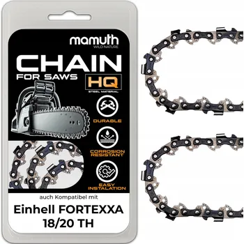 Pilový řetěz 2x Řetěz 20 cm pro řetězovou pilu Mamuth 3/8" 33 článků