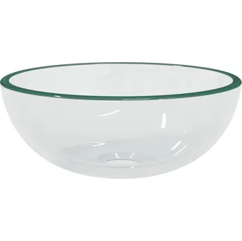 Skleněné umyvadlo 30x12 cm průhledné