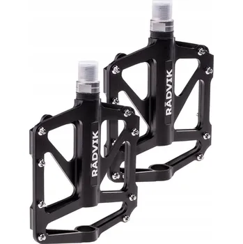 Pedál na kolo Plošinové pedály Radvik RINDAL černé