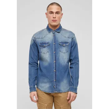 Riley Denim Shirt modrá sepraná Brandit modrá 2546942