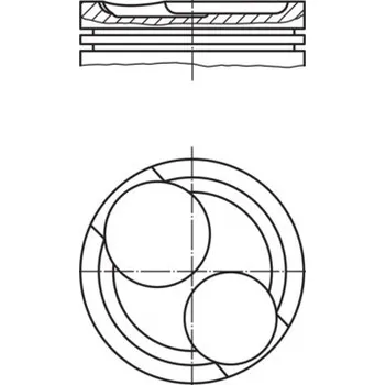 Píst motoru Píst MAHLE 011 26 11