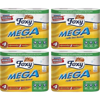 Toaletní papír Suchý toaletní papír bez vůně Foxy 16 ks