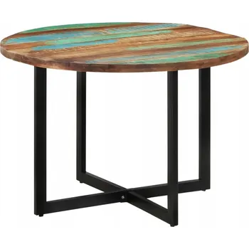 Jídelní stůl Stůl kulatý Zakito Home 110 x 110 x 75 cm odstíny hnědé