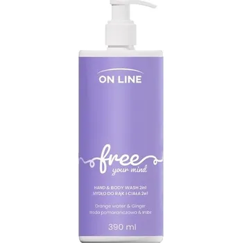 Koupelová kosmetika ON LINE Mýdlo 2v1 Free 390 ml