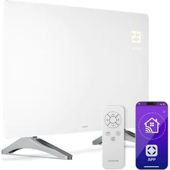 Infrazářič Klarstein Wonderglass Smart 480W 57,6x90cm Infrapanel Bílý (10047633)