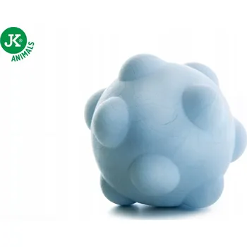 Hračka pro psa JK ANIMALS Světelná Míček Molekula 6,5 cm Modrá