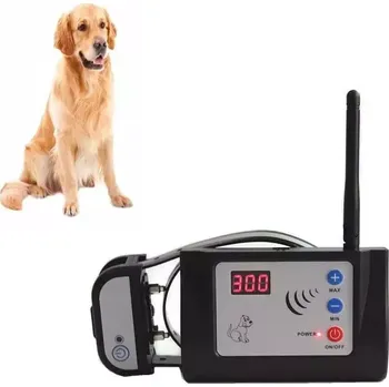 TopTechnology 300 Metrový Smart Bezdrátový Ohradník pro Psy s Voděodolným Kolem a Reflexním Páskem