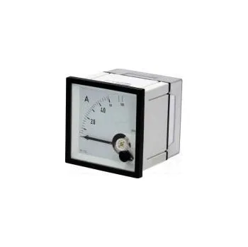 Panelový ampérmetr AC analogový 0÷50/100A True RMS IP52