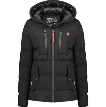 Dámská zimní prošívaná bunda Geographical Norway CACHOT Barva: Černá, Velikost: L