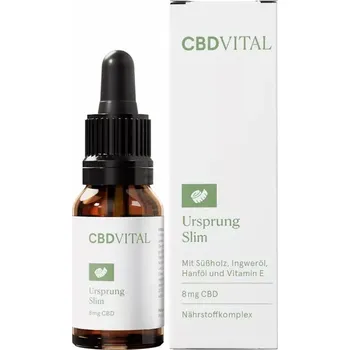 CBD CBD Origin SLIM je účinnou podporou vašeho hubnutí a ideálním posilovačem pro váš trénink. CBD a pravá lékořice podporují hubnutí a stimulují spalování tuků.