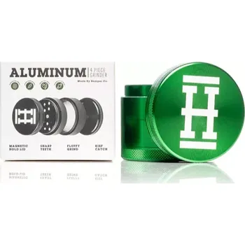 Tato čtyřdílná drtička značky Hemper je lehká, odolná a účinná!