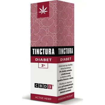 Přírodní produkt TINCTURA CBDex® DIABET je vhodná pro doplnění stravy při metabolických problémech souvisejících s nevyváženou stravou a různými dietními omezeními.