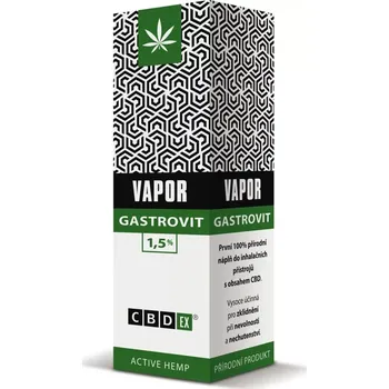 Přírodní produkt VAPOR CBDex® GASTROVIT je vysoce účinný pro zklidnění problémů při nevolnosti a nechutenství.