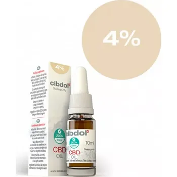 CBD Cibdol Olivový olej s 4% CBD, 400 mg, 10 ml