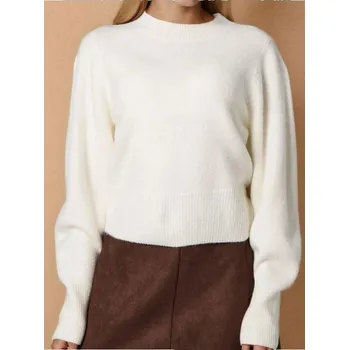 Dámský svetr Sinsay - Svetr basic - krémová - 244FJ-01X - 244FJ-01X-S