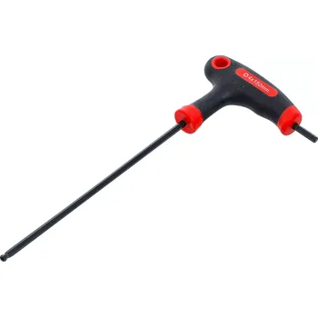 Klíč Zástrčný šestihranný klíč (inbus) Kraftmann 4 mm s T-rukojetí BGS107882-4 a boční čepelí (BGS 107882-4 Zástrčný šestihranný klíč Kraftmann 4 mm s T-rukojetí a boční čepelí)