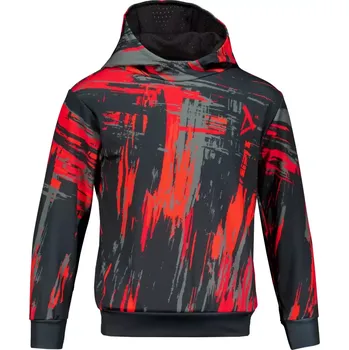 Chlapecká mikina Dětská funkční mikina premium ALTISPORT VOJ/ALK010MI01 ČERNÁ/ČERVENÁ 110