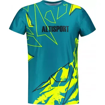Pánské tričko Pánské volnočasové triko premium ALTISPORT VOJ/ALM123TR06 PETROLEJOVÁ XXXL
