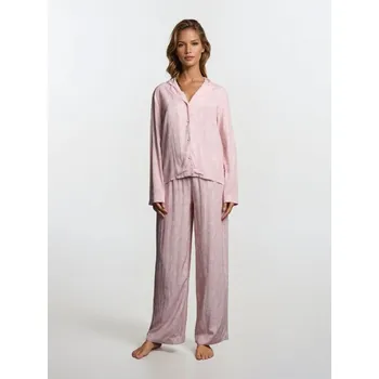 Sinsay - Dvoudílná pyžamová souprava - růžová - 172FM-30X - 172FM-30X-XS