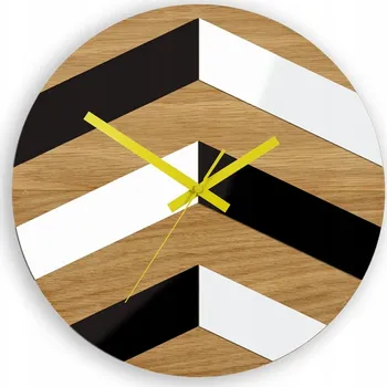 Hodiny Nástěnné hodiny Volan hnědé 33cm