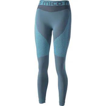 MICO WMN LONG TIGHT PANTS WARM CONTROL SKINTECH Norse Blue Velikost: III/XL