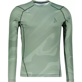 Pánské funkční kompresní tričko s dlouhým rukávem premium ALTISPORT VOJ/ALM072TR03 ZELENÁ XXL