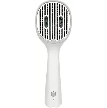 Kartáč pro zvířata TopTechnology Pet Flotující Kartáč na Odstranění Chlupů a Dezinfekční Hřeben (Šedý)