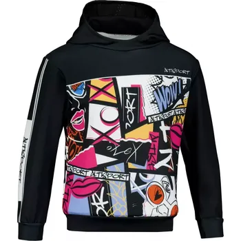 Chlapecká mikina Dětská funkční mikina premium ALTISPORT VOJ/ALK041MI01 ČERNÁ 122