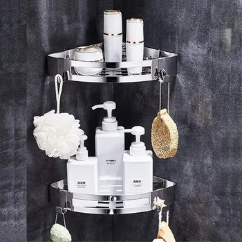 Drátěná police ROHOVÁ POLICE DO KOUPELNY ZÁVĚSNÁ POD SPRCHU LOFT