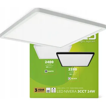 Stropní svítidlo LED stropní svítidlo 24W IP54 3 barvy světla CCT 2400lm bílá