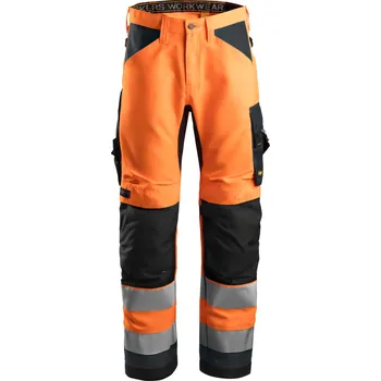 montérky Kalhoty reflexní AllroundWork+, třída 2 oranžové Snickers Workwear Velikost: 58