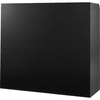 Jídelní stůl SucceBuy Recepční pult černý obdélníkový 120x48x110CM Recepční stůl