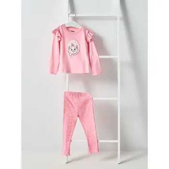 Dívčí spodní prádlo Sinsay - Dvoudílná pyžamová souprava The Aristocats - pastelová růžová - 454EV-03X - 454EV-03X-86