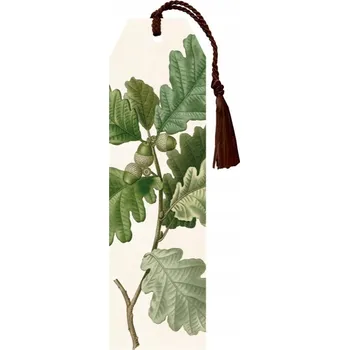 Obraz Záložka 31 se stuhou - Dubové listy