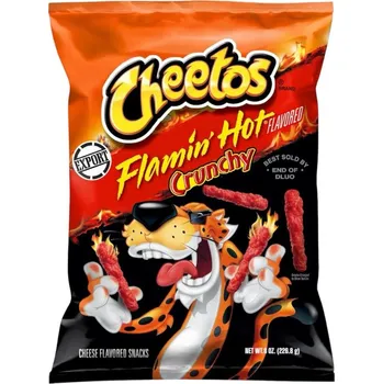 Cheetos Crunchy Hot Cheese 227g