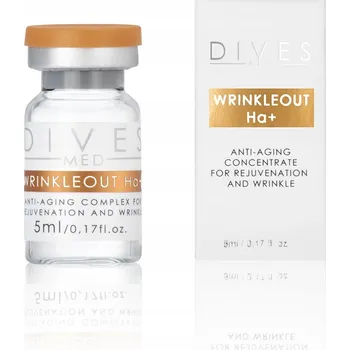 Pleťové sérum Sérum na obličej Dives Med Wrinkleout Ha+ ampule 5 ml