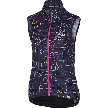 Northfinder Dámská cyklistická vesta hybridní větruodolná MAKENNA, multicolorprint, M