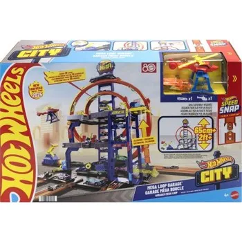 autodráha Hot Wheels City maxi garáž JBM74 TV