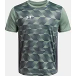 Under Armour Chlapecké tričko UA B's Ch. SS PRNT 1387166-348 Zelená 140-146