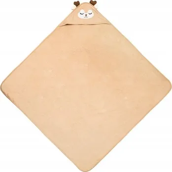 Prostěradlo Deka s kapucí Sensillo 100 x 100 cm béžová